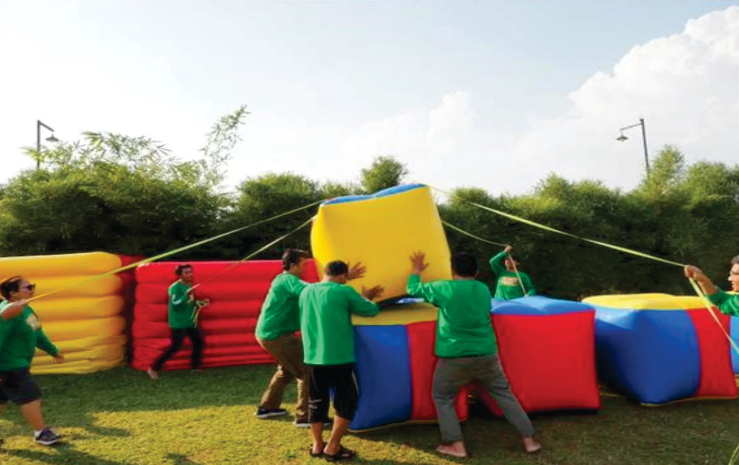 Ajang Adu Ketangkasan dengan Permainan Balon di Treetop Adventure Park Bandung