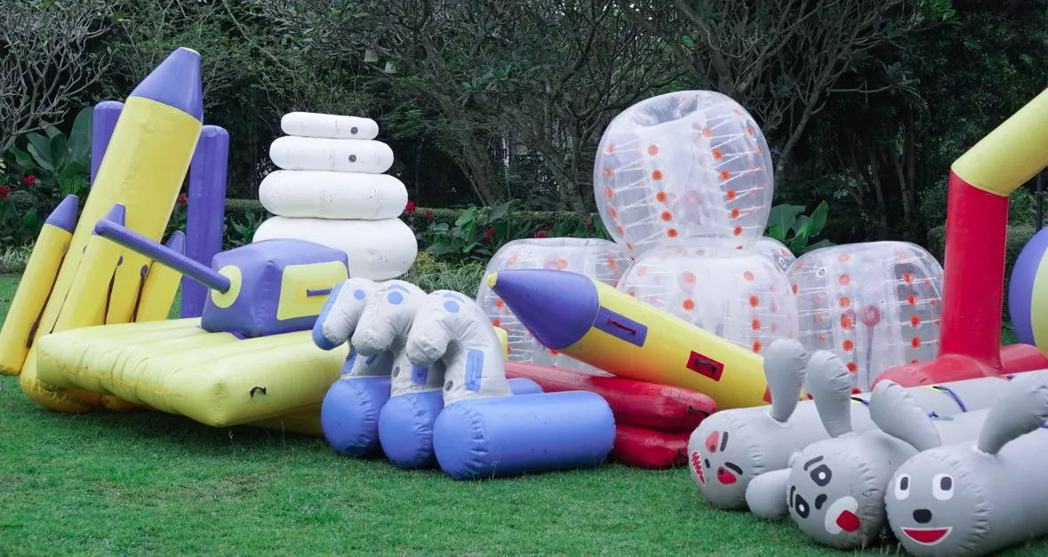 Outbound Inflatable Games & Adventure di Puncak Jeep Station Indonesia Bogor