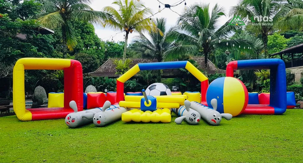 Eksplorasi Alam & Outbound Inflatable Games Balloon di Villa Citra Alam Raya Anyer